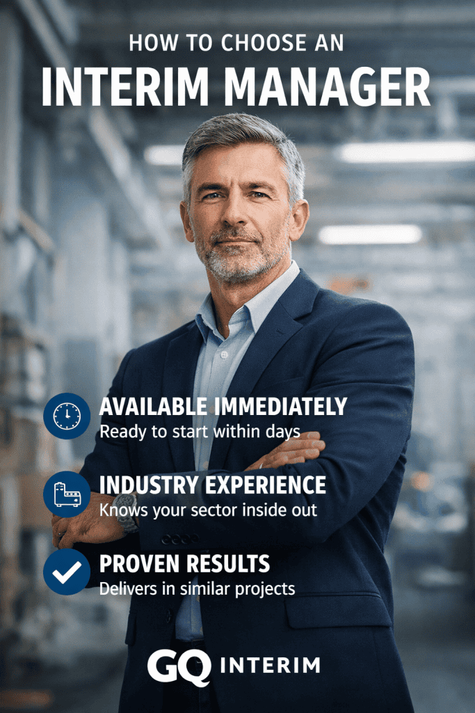 Steps on how to choose an interim manager